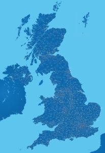Preview of the full postcodes map