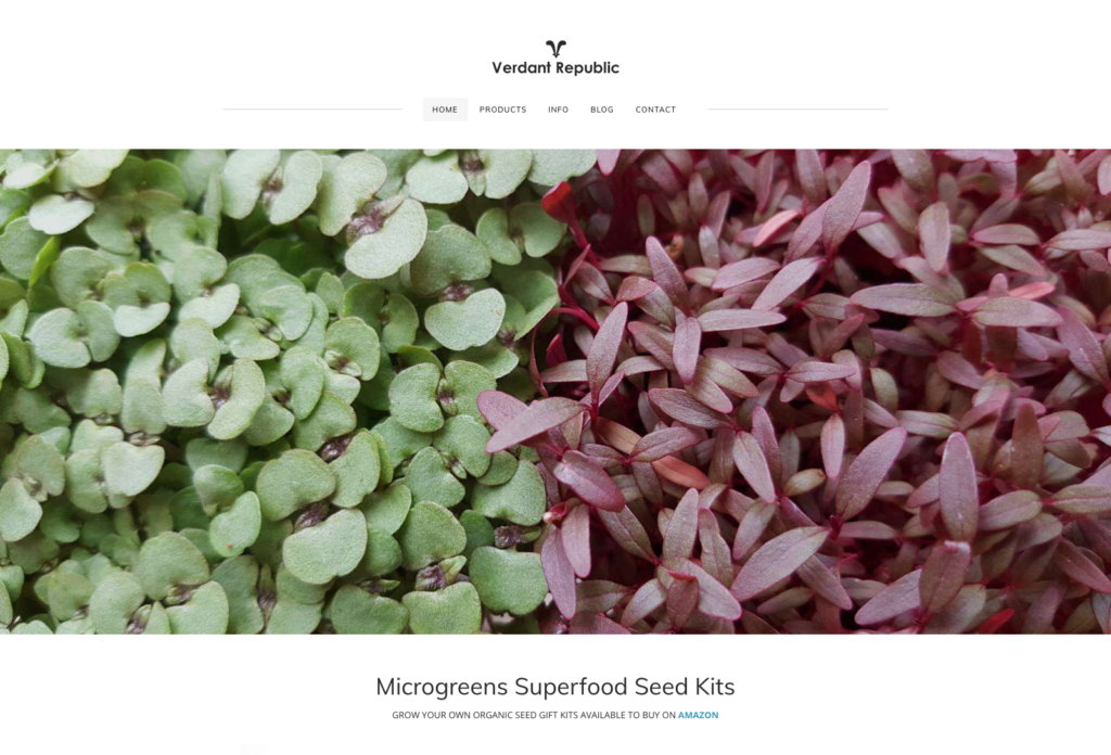Verdant Republic Microgreens Superfood Seed Kits