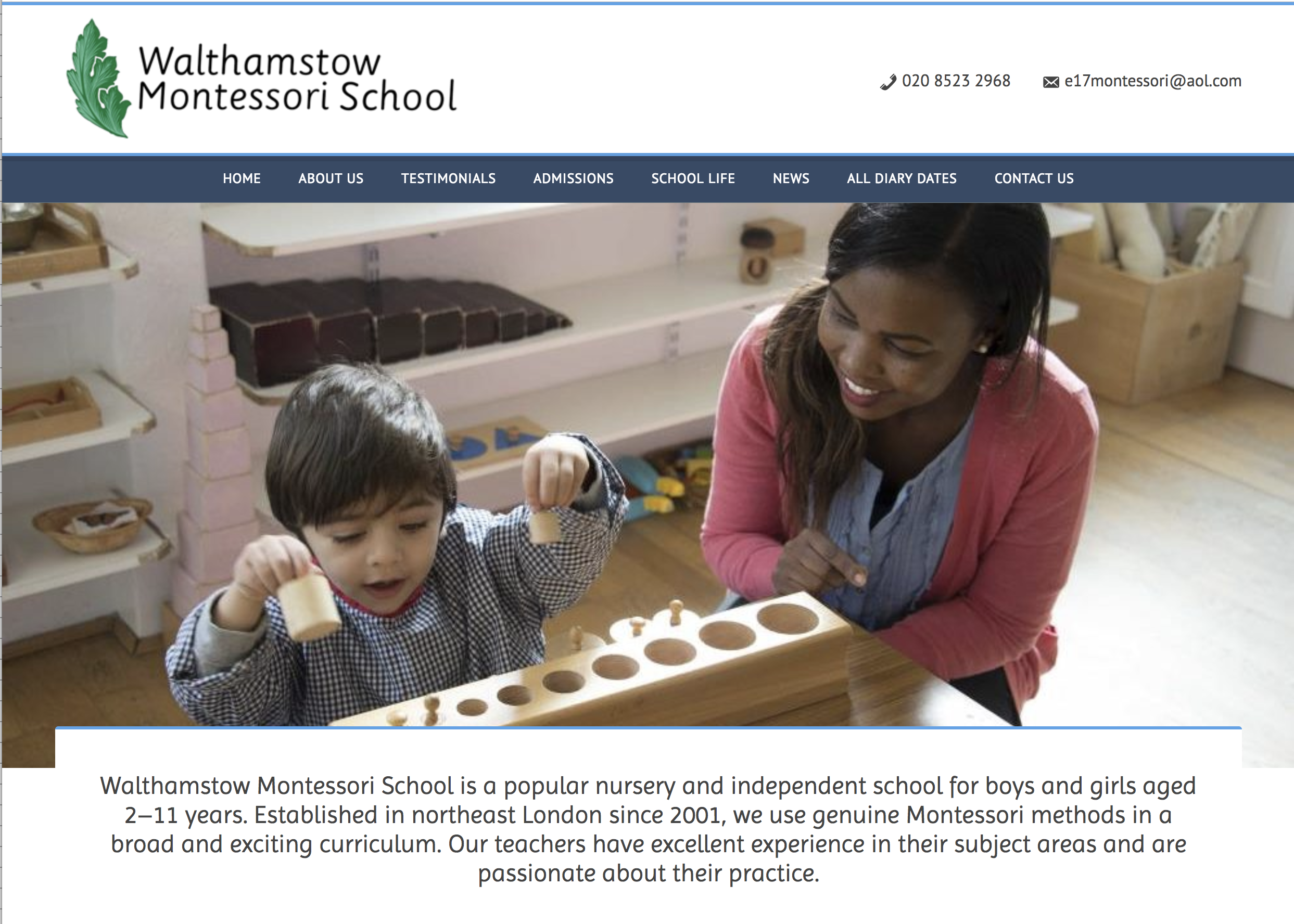 Link to Walthamstow Montessori School