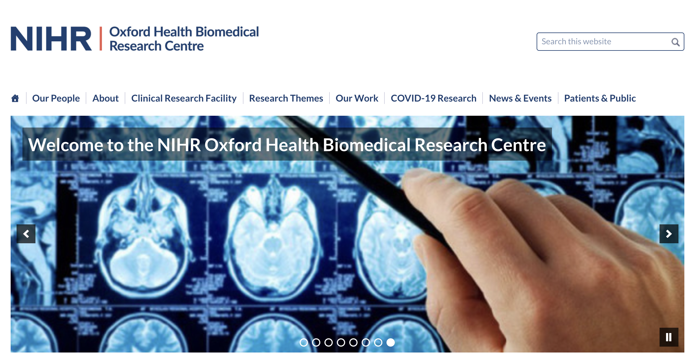 Link to Oxford Health BRC